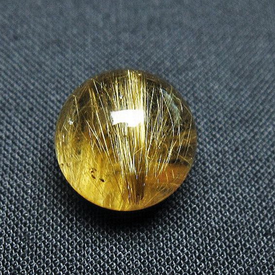 ゴールドタイチンルチル入り水晶丸玉 13mm [t145-2355]