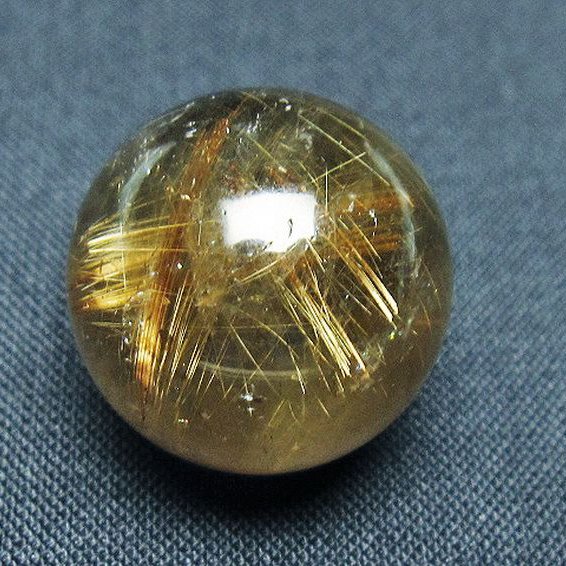 ゴールドタイチンルチル入り水晶丸玉 20mm [t145-2477]