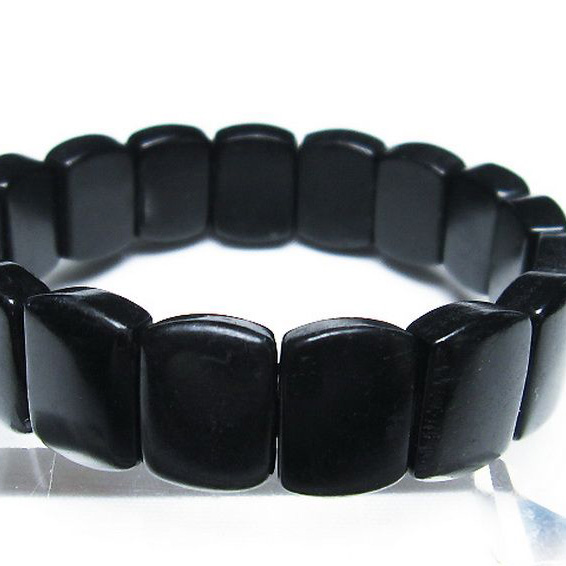 シュンガイト バングル[T147-3051]