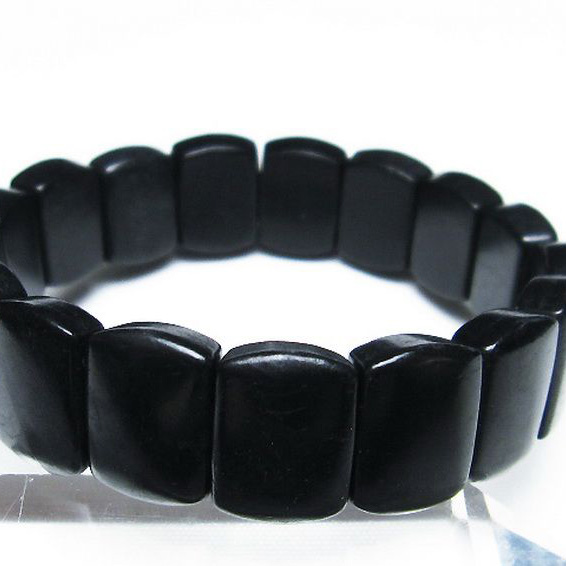 シュンガイト バングル[T147-3069]