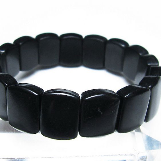 シュンガイト バングル[T147-3076]