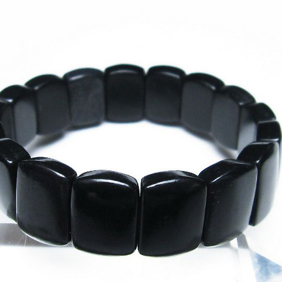 シュンガイト バングル[T147-3097]