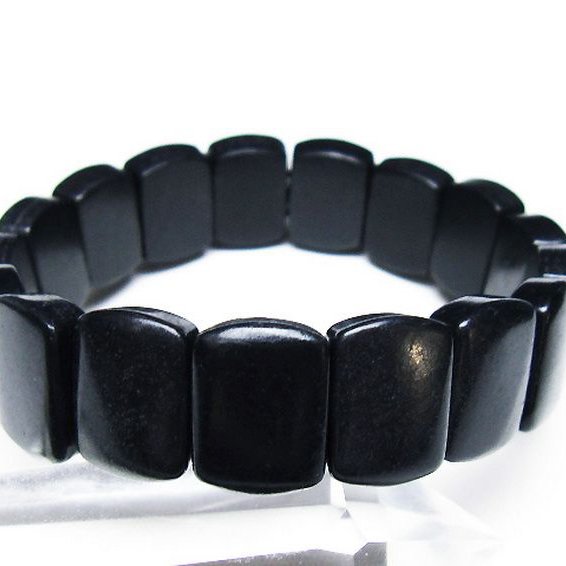 シュンガイト バングル[T147-3538]