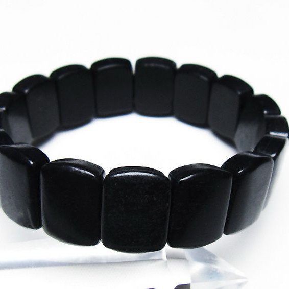 シュンガイト バングル[T147-3638]