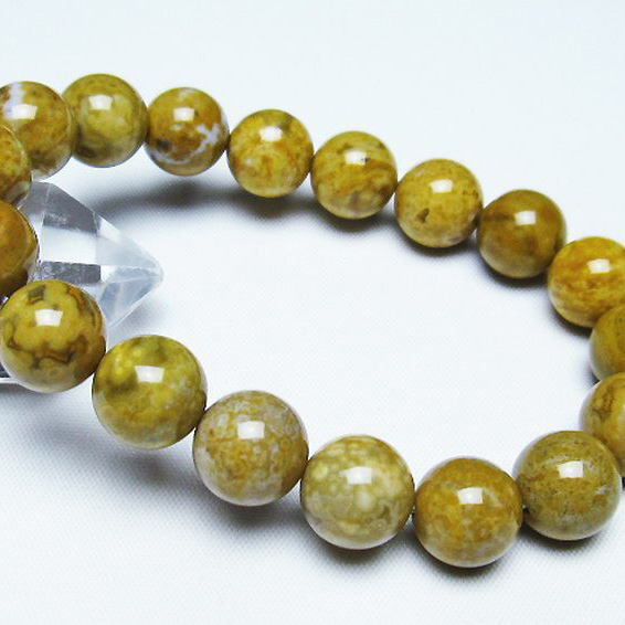 パワーストーン 天然石 オーシャンジャスパー ブレスレット 12mm [T153-2864]