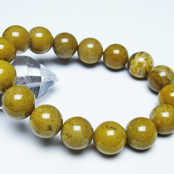 パワーストーン 天然石 オーシャンジャスパー ブレスレット 13mm [T153-2882]