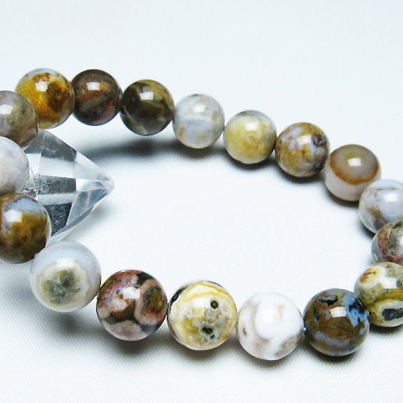 オーシャンジャスパー ブレスレット 12mm [T153-3202]