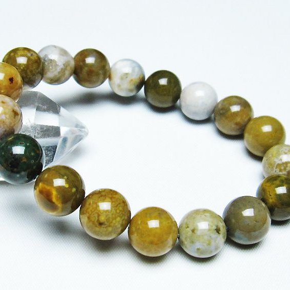 オーシャンジャスパー ブレスレット 12mm [T153-3233]