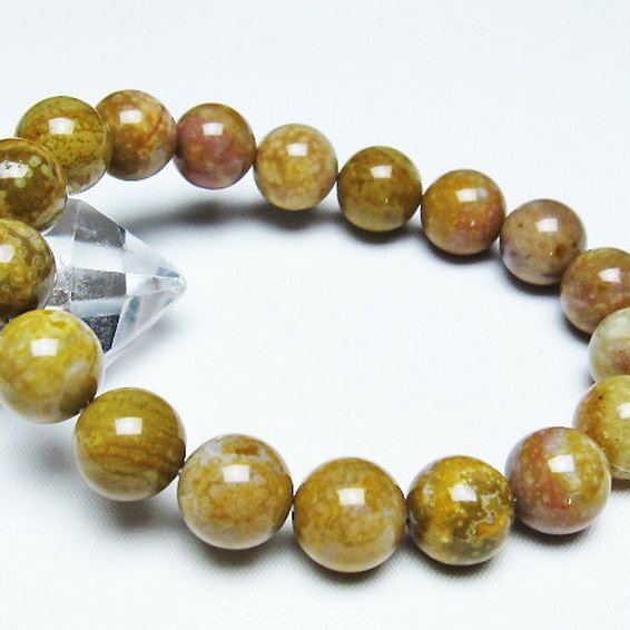 オーシャンジャスパー ブレスレット 12mm [T153-3303]