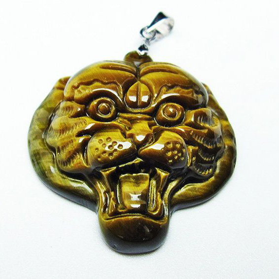 タイガーアイトラペンダント[T157-2739]