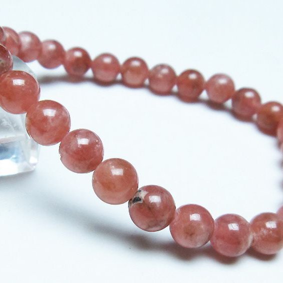 インカローズ(ロードクロサイト)ブレスレット 7mm [T16-14706]