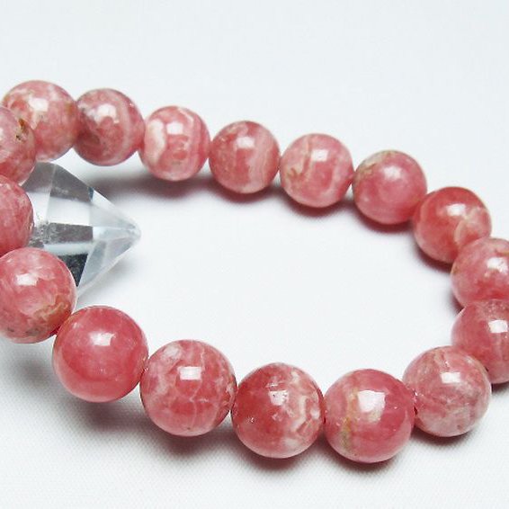 インカローズ(ロードクロサイト)ブレスレット 13mm [T16-15045]