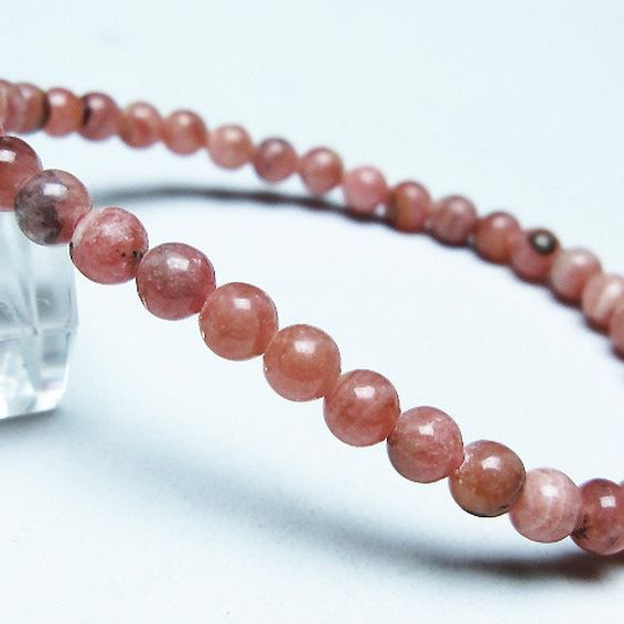 インカローズ(ロードクロサイト)ブレスレット 5mm [T16-15372]