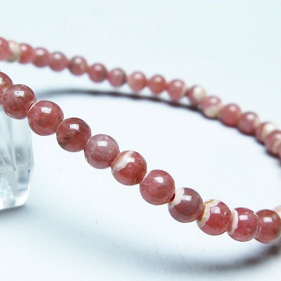 インカローズ(ロードクロサイト)ブレスレット 5mm [T16-15381]