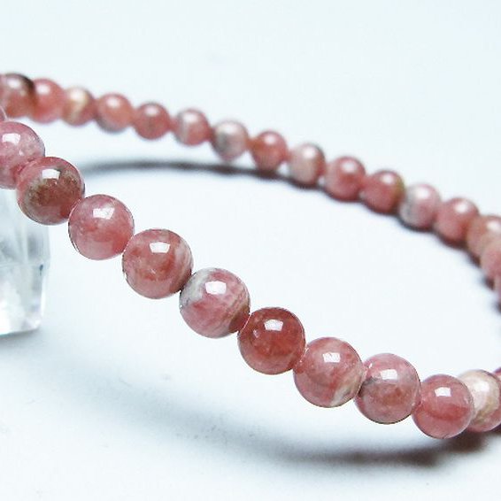 インカローズ(ロードクロサイト)ブレスレット 5mm [T16-15392]