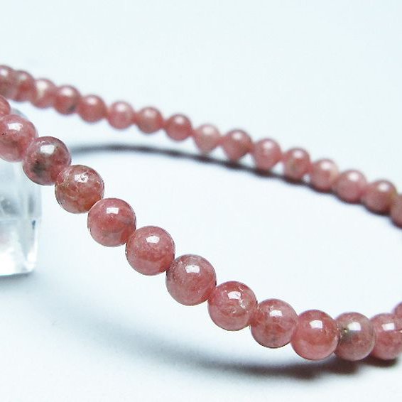 インカローズ(ロードクロサイト)ブレスレット 5mm [T16-15422]