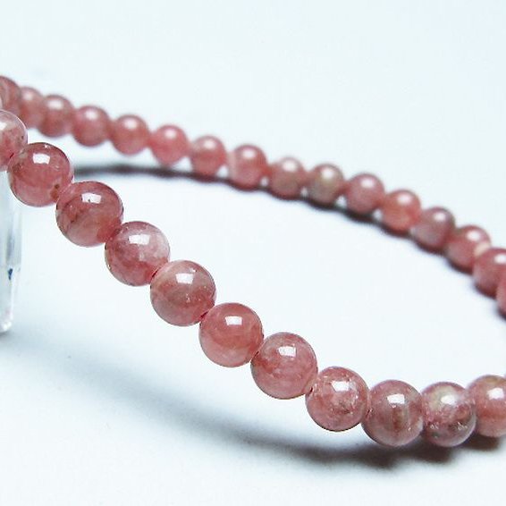 インカローズ(ロードクロサイト)ブレスレット 5mm [T16-15425]