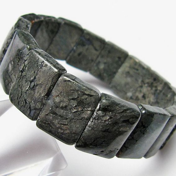 パイライト イン カルセドニー バングル[T160-1718]