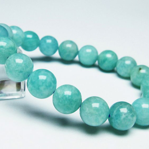 パワーストーン 天然石 アマゾナイトブレスレット10mm[T161-10711]