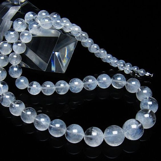 エンジェルラダークォーツ ネックレス 5mm [T162-534]