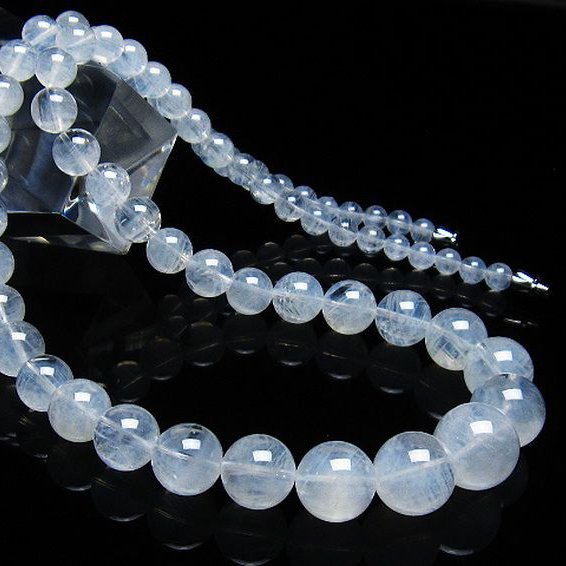 エンジェルラダークォーツ ネックレス 6mm [T162-565]