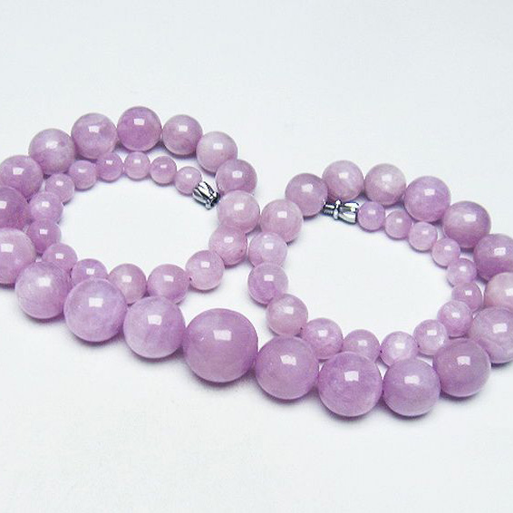 クンツァイト ネックレス 15mm [T17-6406]