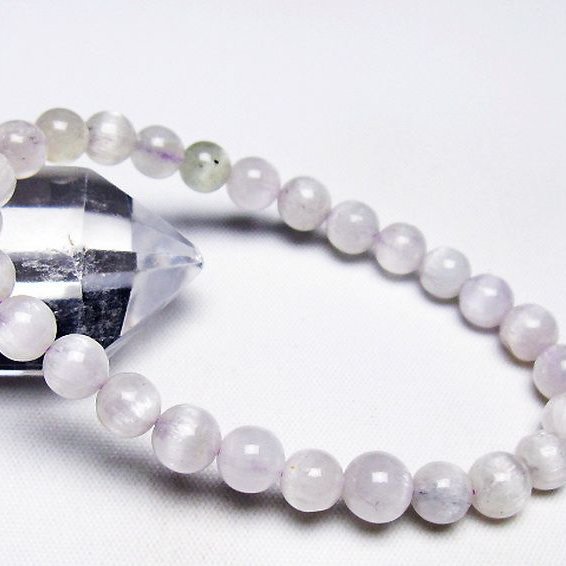 クンツァイトブレスレット 6mm [t17-6775]