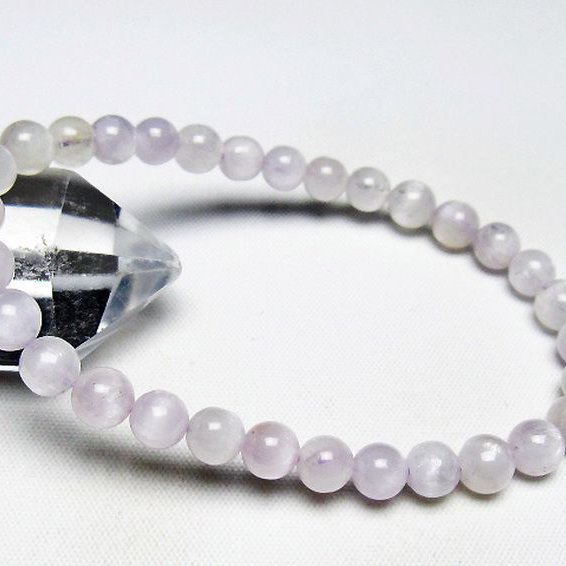 クンツァイトブレスレット 6mm [t17-6777]