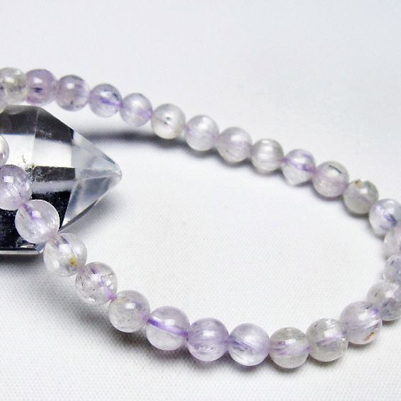 クンツァイトブレスレット 6mm [t17-6872]