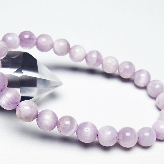 クンツァイトブレスレット 8mm [t17-7113]