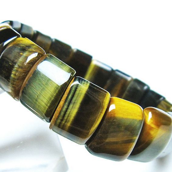 ブルータイガーアイ※青虎目石バングル[T173-4970]