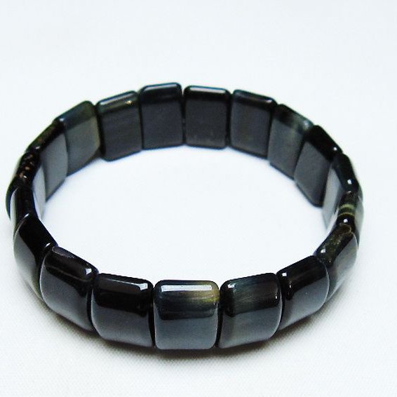 ブルータイガーアイ※青虎目石バングル[T173-5014]