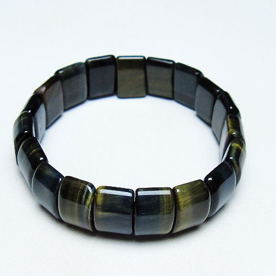 ブルータイガーアイ※青虎目石バングル[T173-5072]