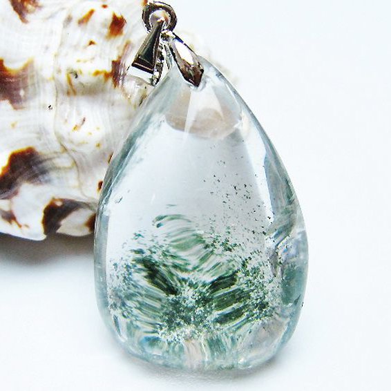 ガーデン水晶ペンダント [t175-1871]