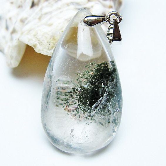 ガーデン水晶ペンダント [t175-1877]