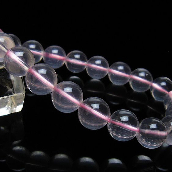 パワーストーン 天然石 スターローズクォーツ ブレスレット 10mm [T178-3975]