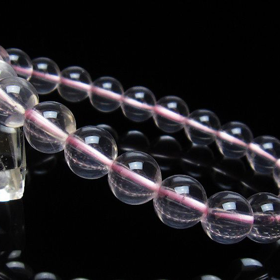 パワーストーン 天然石 スターローズクォーツ ブレスレット 9mm [T178-3989]