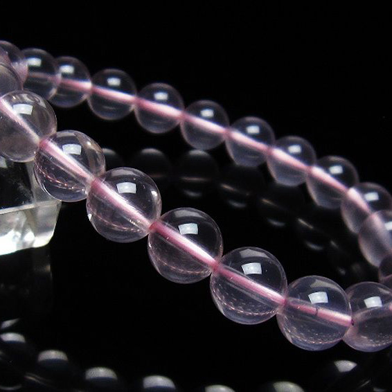 パワーストーン 天然石 スターローズクォーツ ブレスレット 9mm [T178-4017]