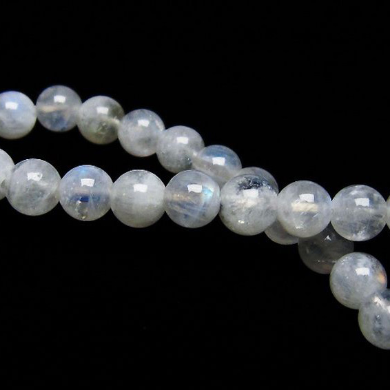 パワーストーン 天然石 ムーンストーンブレスレット6mm[T18-9447]