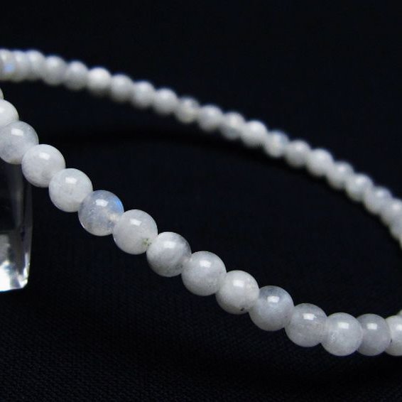 ムーンストーンブレスレット 4mm [T18-9486]