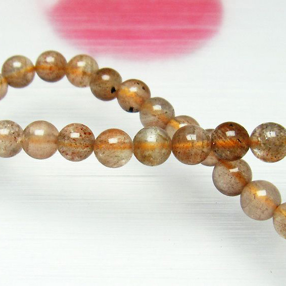 アフリカンストロベリークォーツブレスレット6mm[T188-2049]