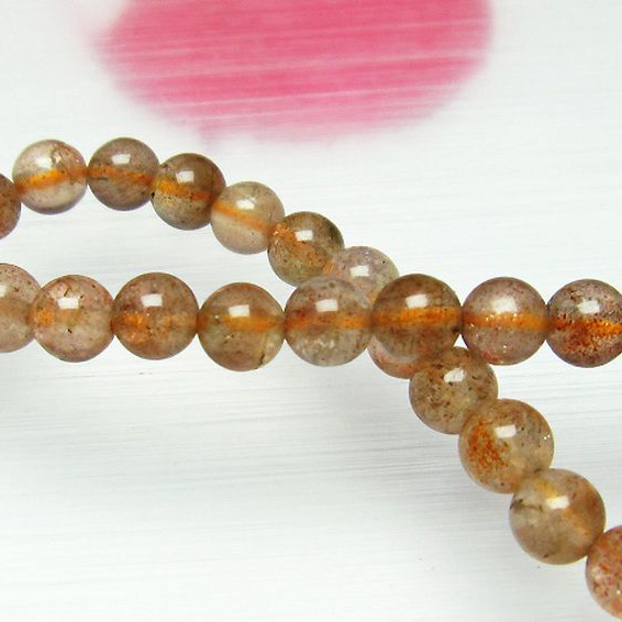 アフリカンストロベリークォーツブレスレット6mm[T188-2055]