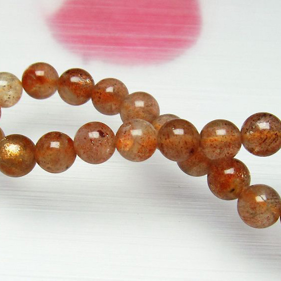 アフリカンストロベリークォーツブレスレット8mm[T188-2067]