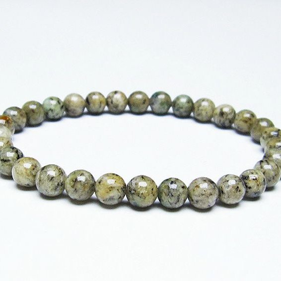 K2ストーン アズライト イン グラナイト ブレスレット 6mm [T193-3331]