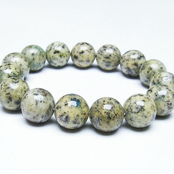 K2ストーン アズライト イン グラナイト ブレスレット 15mm [T193-3433]