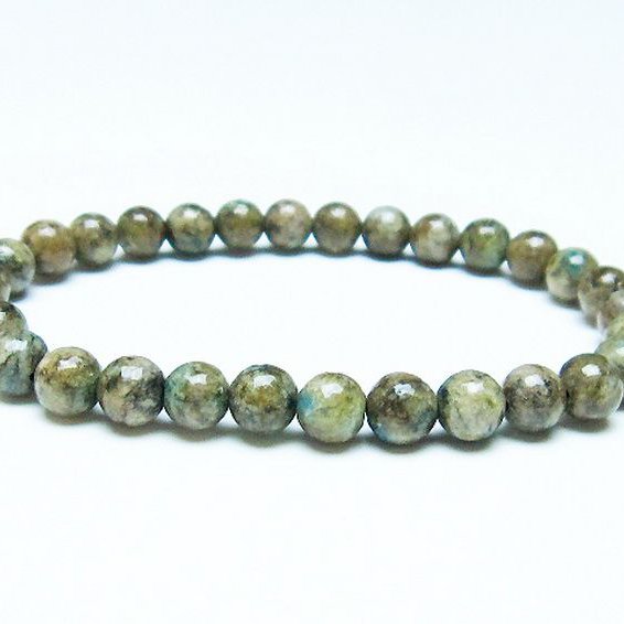 K2ストーン アズライト イン グラナイト ブレスレット 6mm [T193-3727]