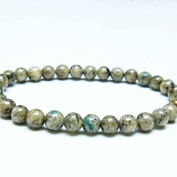 K2ストーン アズライト イン グラナイト ブレスレット 6mm [T193-3752]