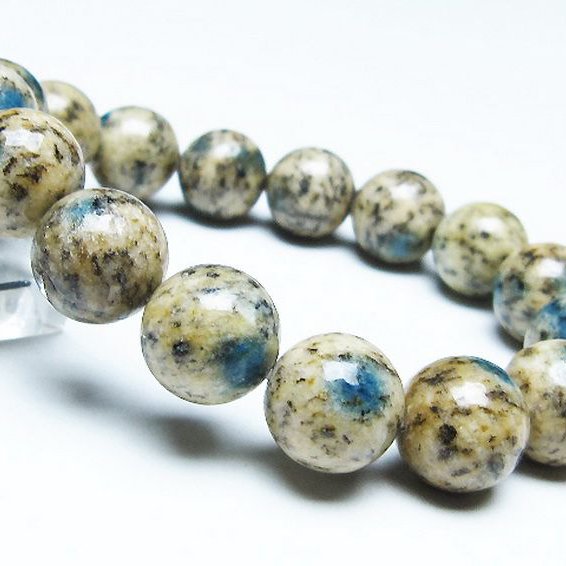 K2ストーン アズライト イン グラナイト ブレスレット 14mm [T193-3939]