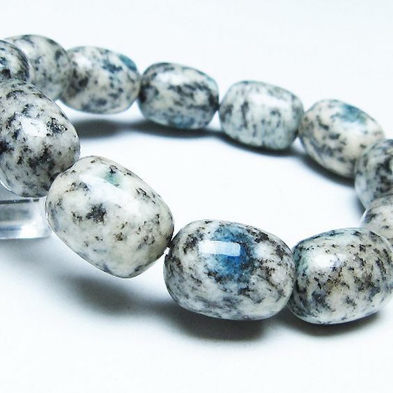 K2ストーン アズライト イン グラナイト ブレスレット[T193-4017]