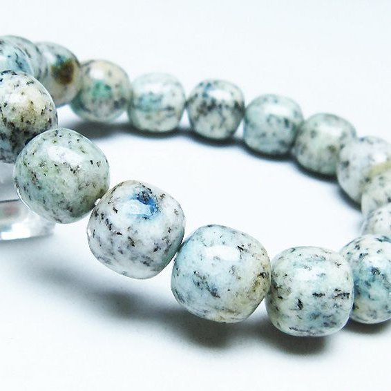 K2ストーン アズライト イン グラナイト ブレスレット[T193-4034]